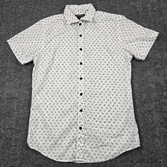 Rodd & Gunn Other - Rodd & Gunn‎ Shirt Mens Small White Graphic Print Sports Fit Short Sleeve Cotton
